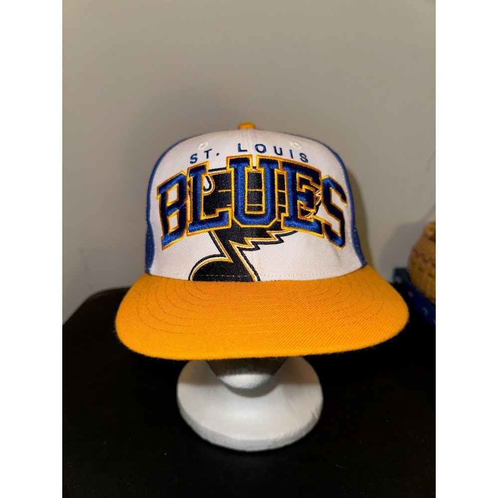 St. Louis Blues '47 Brand Snapback Hat Big Logo Adjustable Snap Back Hat Cap